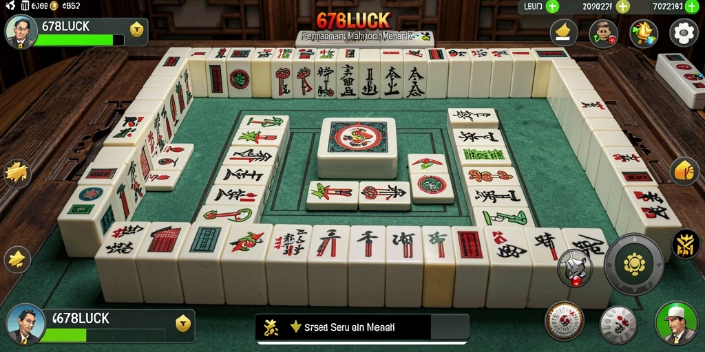Tampilan gameplay Mahjong dalam 678LUCK yang menantang dan menyenangkan.