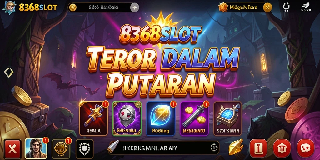 Screenshot gameplay 8368SLOT yang menegangkan dan misterius.