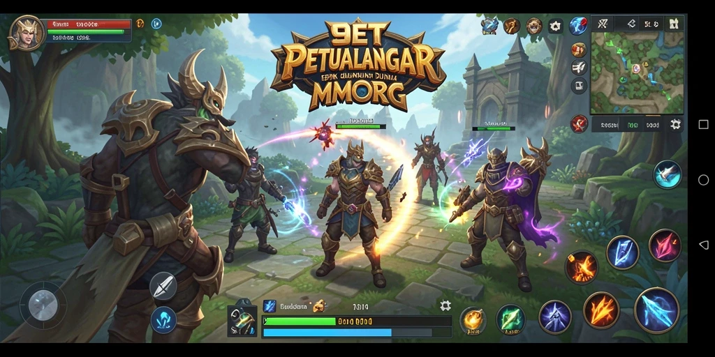 Gameplay seru 9ET dengan grafis menawan dan pertempuran epik.