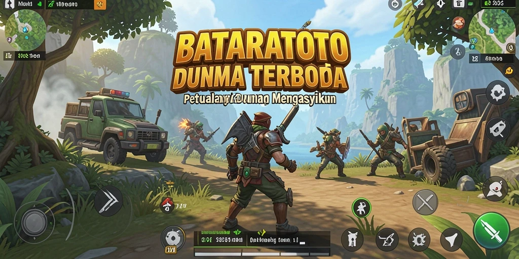 Gameplay seru BATARATOTO di dunia terbuka yang luas.