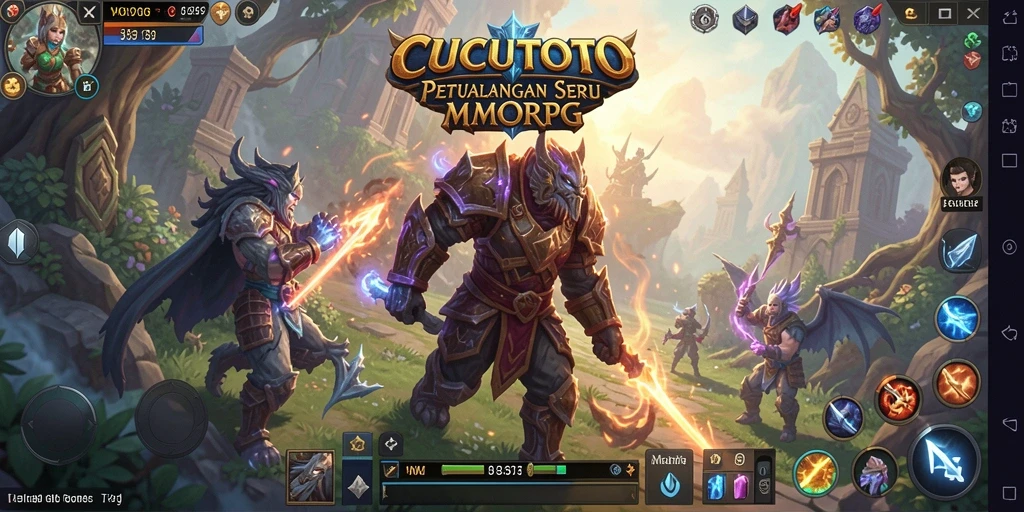 Gameplay seru CUCUTOTO dalam dunia MMORPG yang menakjubkan.
