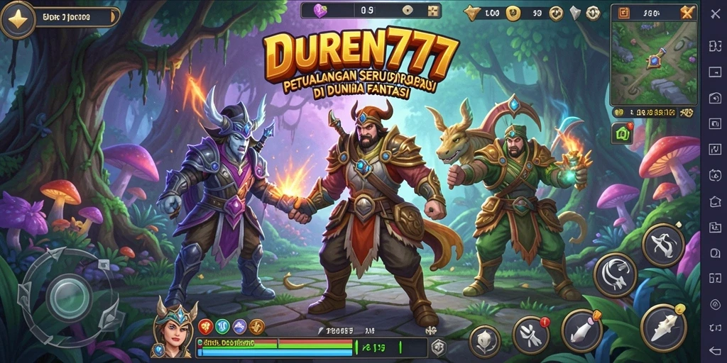 Screenshot DUREN777 menampilkan aksi seru dalam permainan petualangan.