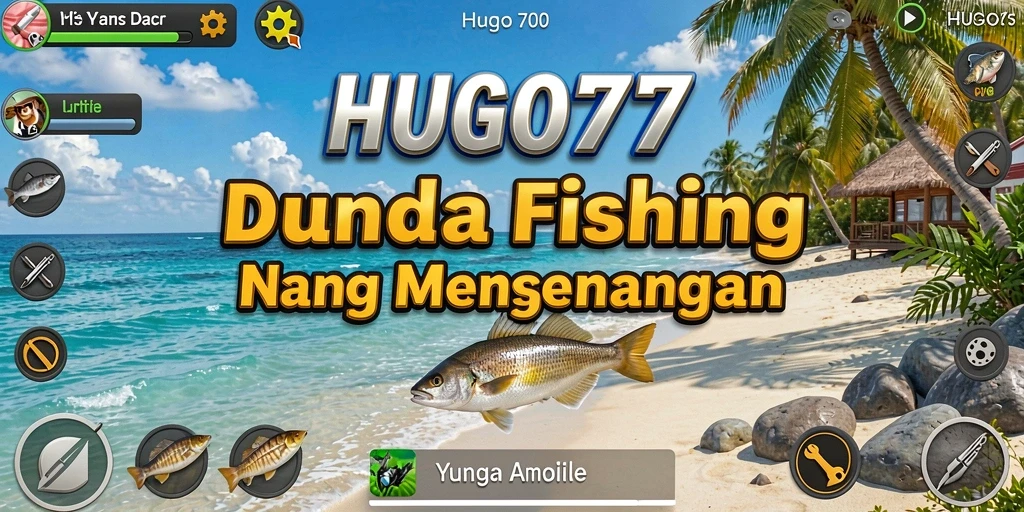 Tangkapan ikan di HUGO77 dengan grafis memukau dan gameplay seru.