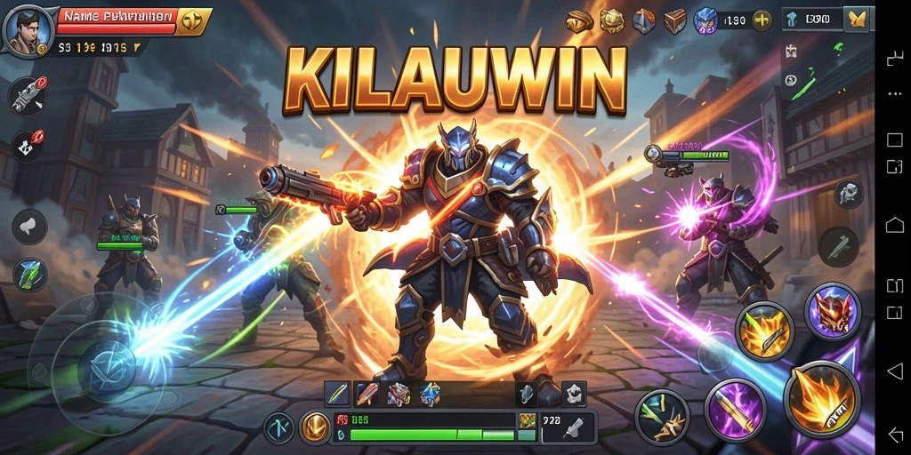 Tampilan gameplay seru dalam KILAUWIN yang menantang dan interaktif.
