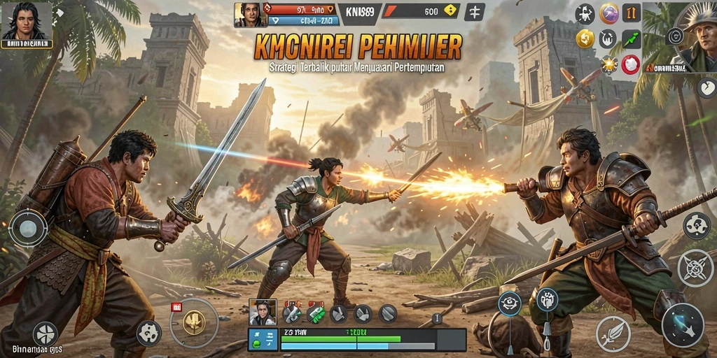 Tampilan gameplay KNO89 yang menarik dengan pertempuran strategi.