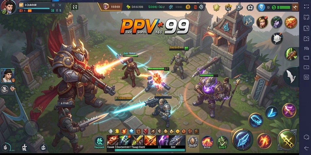 Tampilan gameplay PPV99 dengan aksi strategi yang mendebarkan.