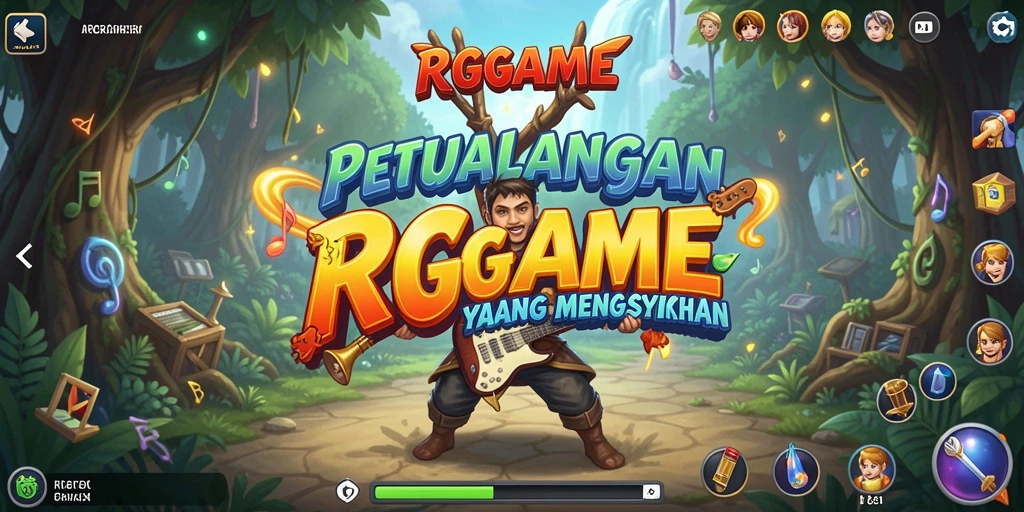 Tampilan gameplay RPGAME yang penuh warna dan interaktif.