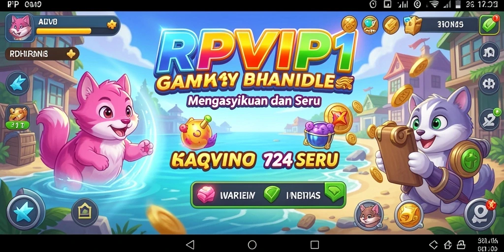 Screenshot RPVIP1 menampilkan gameplay Idle yang menarik dan menyenangkan.