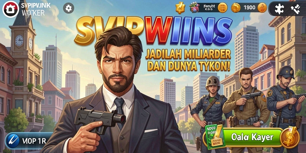 Screenshot menunjukkan strategi pengelolaan bisnis di SVIPWINS.