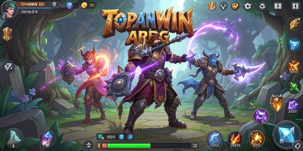 Screenshot gameplay menunjukkan aksi seru di dunia ARPG.