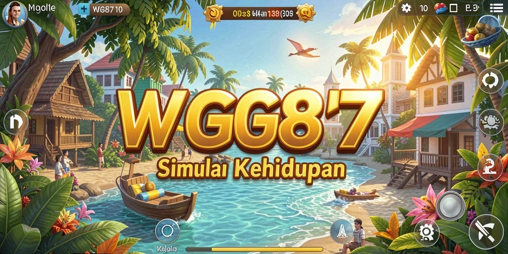 Tangkapan layar dari gameplay WG87 yang menampilkan interaksi karakter.