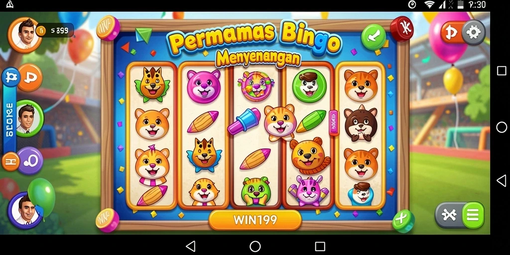 Tampilan gameplay Bingo yang mengasyikkan di WIN199.
