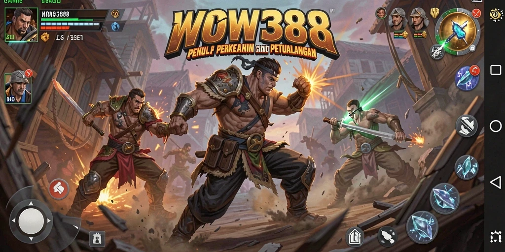 Screenshot WOW388 yang menunjukkan pertarungan seru penuh aksi.