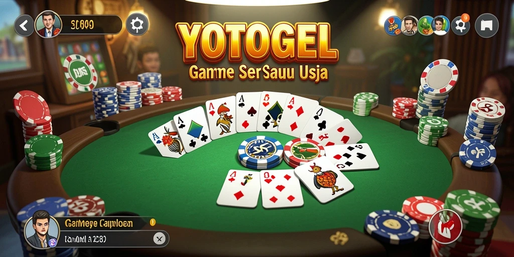 Tampilan gameplay Gaple yang menarik dan interaktif.
